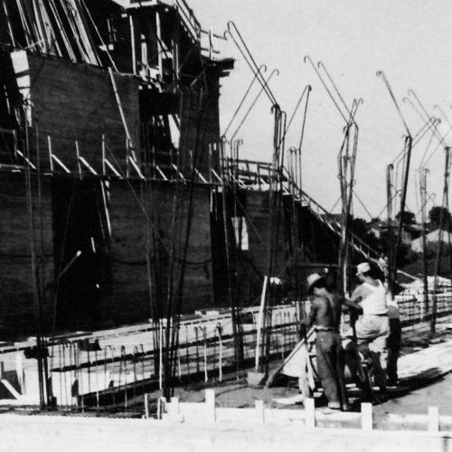 Costruzione della Cantina 1960